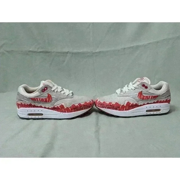 Nike Air Max 1 Sketch To Shelf University Red 2019 Shoes Sneakers Sz5 CJ4286-101 - Picture 10 of 12
